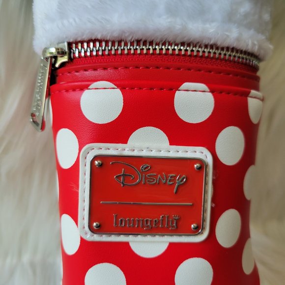 Loungefly Minnie Mouse Stocking Crossbody Bag - Picture 8 of 13